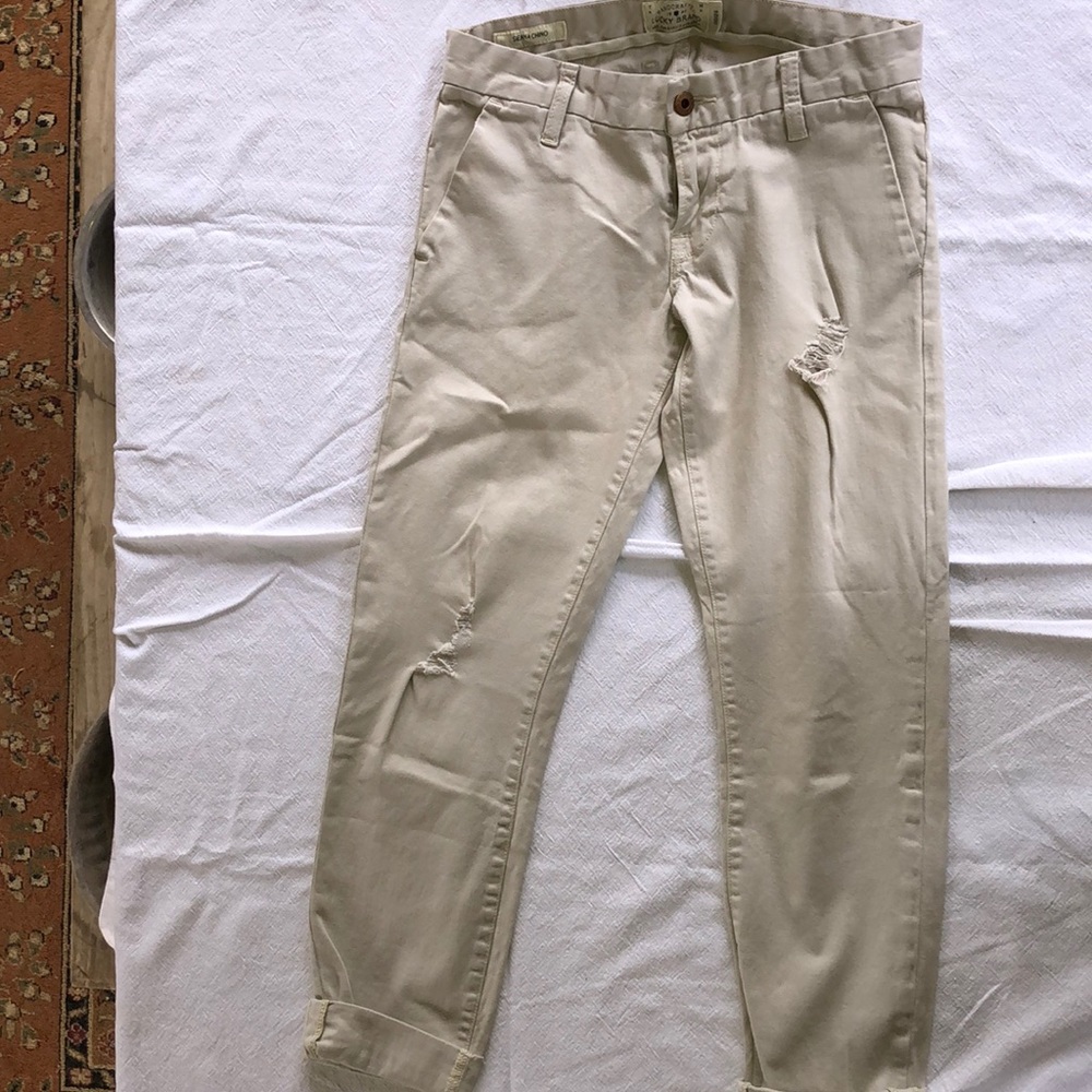 🍀Lucky Brand Sienna Chino 00/24 - Picture 2 of 12